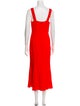Veronica Beard Square Neckline Long Dress