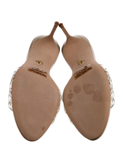 Veronica Beard Leather Cutout Accent Slides