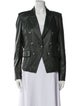 Veronica Beard Lamb Leather Blazer