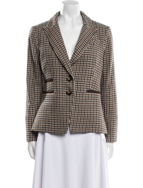 Veronica Beard Houndstooth Print Blazer