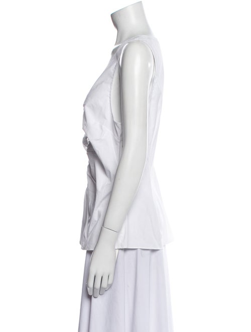 Veronica Beard V-Neck Sleeveless Top