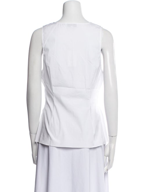 Veronica Beard V-Neck Sleeveless Top