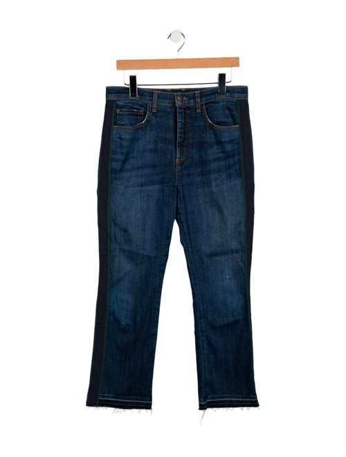 Veronica Beard High-Rise Straight Leg Jeans