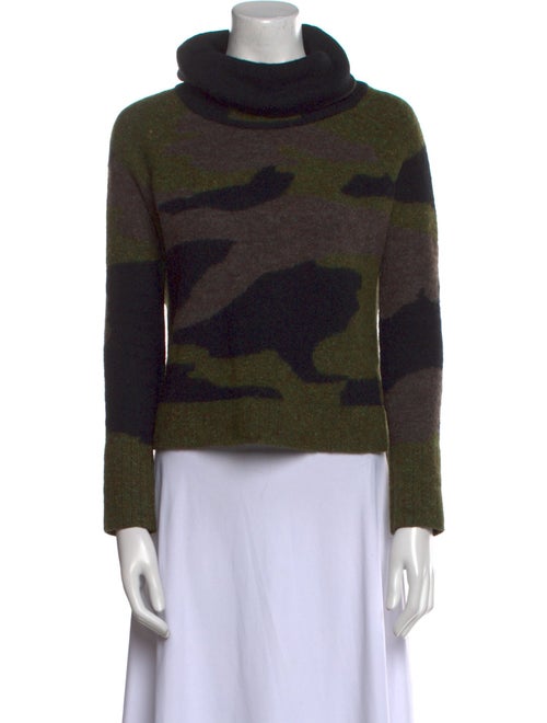 Veronica Beard Printed Turtleneck Sweater
