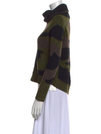 Veronica Beard Printed Turtleneck Sweater