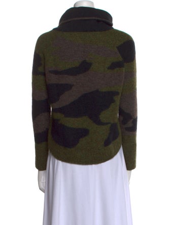 Veronica Beard Printed Turtleneck Sweater