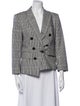 Veronica Beard Plaid Print Blazer