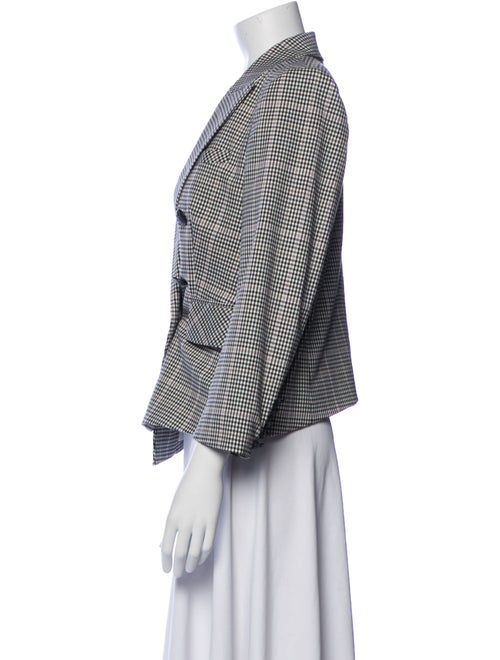 Veronica Beard Plaid Print Blazer