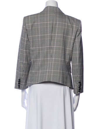 Veronica Beard Plaid Print Blazer