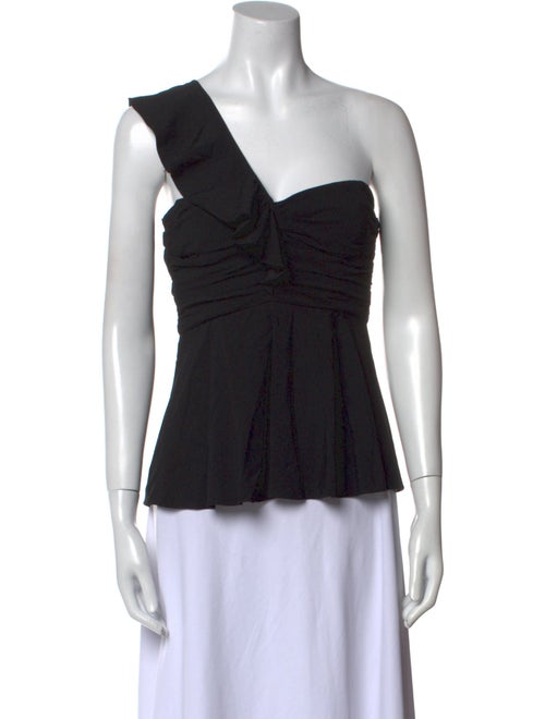 Veronica Beard One-Shoulder Sleeveless Top