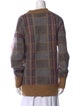 Veronica Beard Plaid Print Crew Neck Sweater