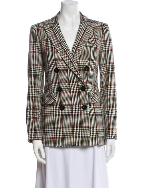 Veronica Beard Plaid Print Blazer