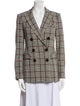 Veronica Beard Plaid Print Blazer