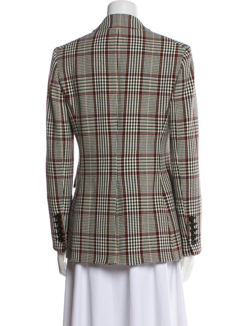 Veronica Beard Plaid Print Blazer