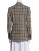Veronica Beard Plaid Print Blazer