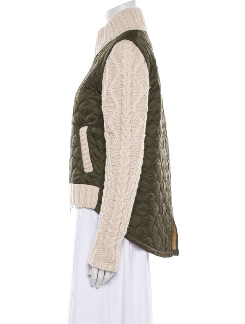 Veronica Beard Nylon Colorblock Pattern Jacket