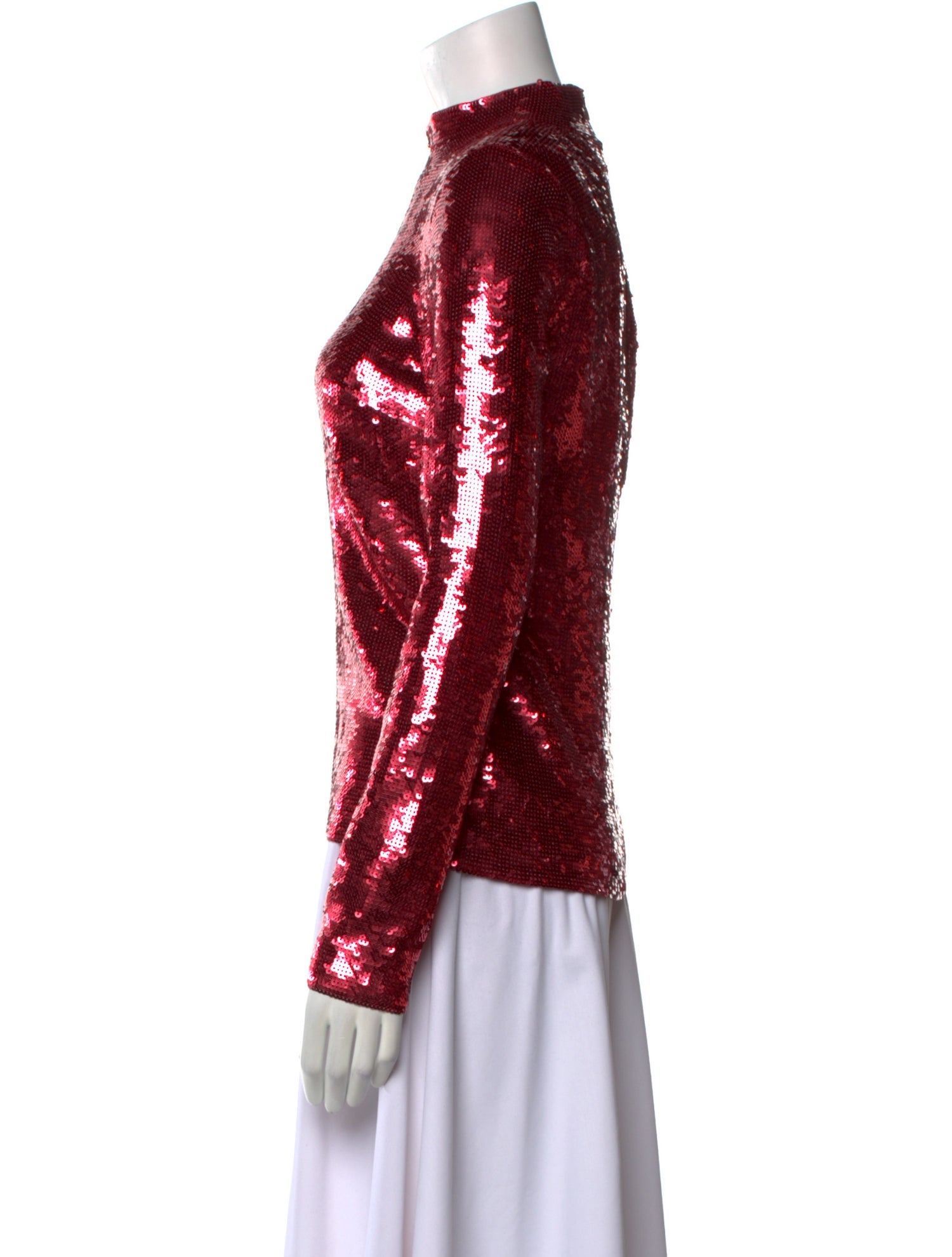 Veronica Beard Printed Mock Neck Blouse w/ Tags