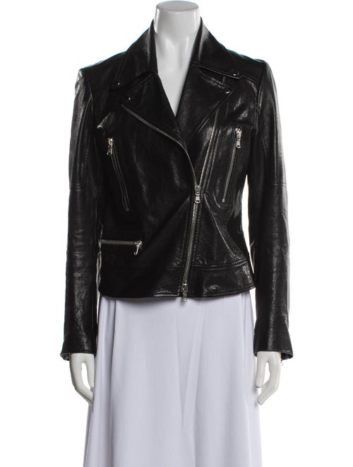 Veronica Beard Leather Biker Jacket