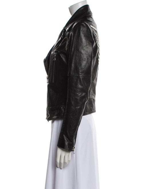 Veronica Beard Leather Biker Jacket