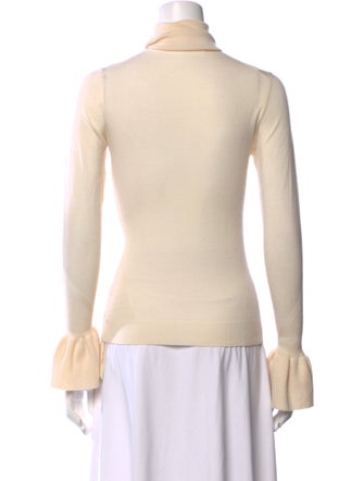 Veronica Beard Merino Wool Turtleneck Top