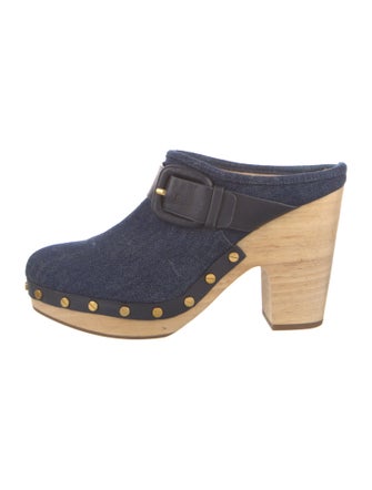 Veronica Beard Dacey Denim Mules