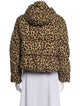 Veronica Beard Nylon Animal Print Down Jacket
