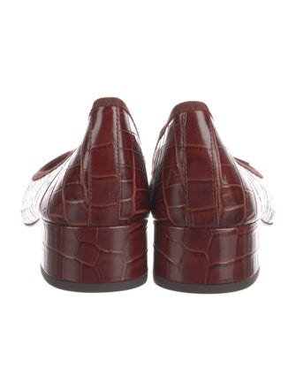 Veronica Beard Leather Printed Pumps