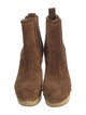 Veronica Beard Suede Studded Accents Chelsea Boots