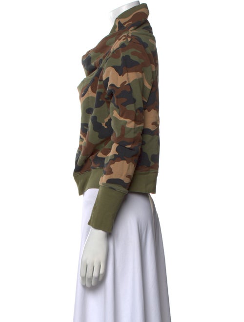 Veronica Beard Printed Mock Neck Sweatshirt