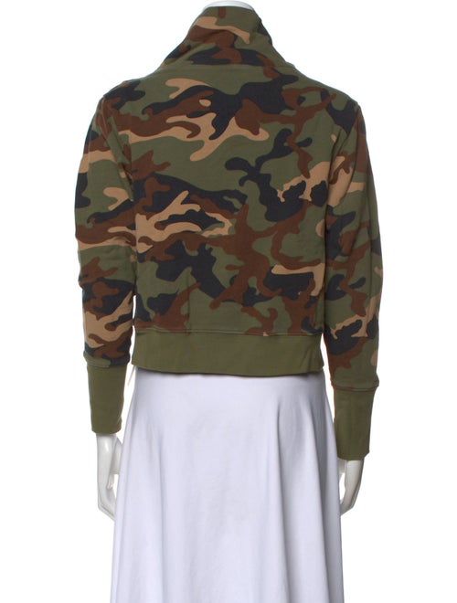 Veronica Beard Printed Mock Neck Sweatshirt