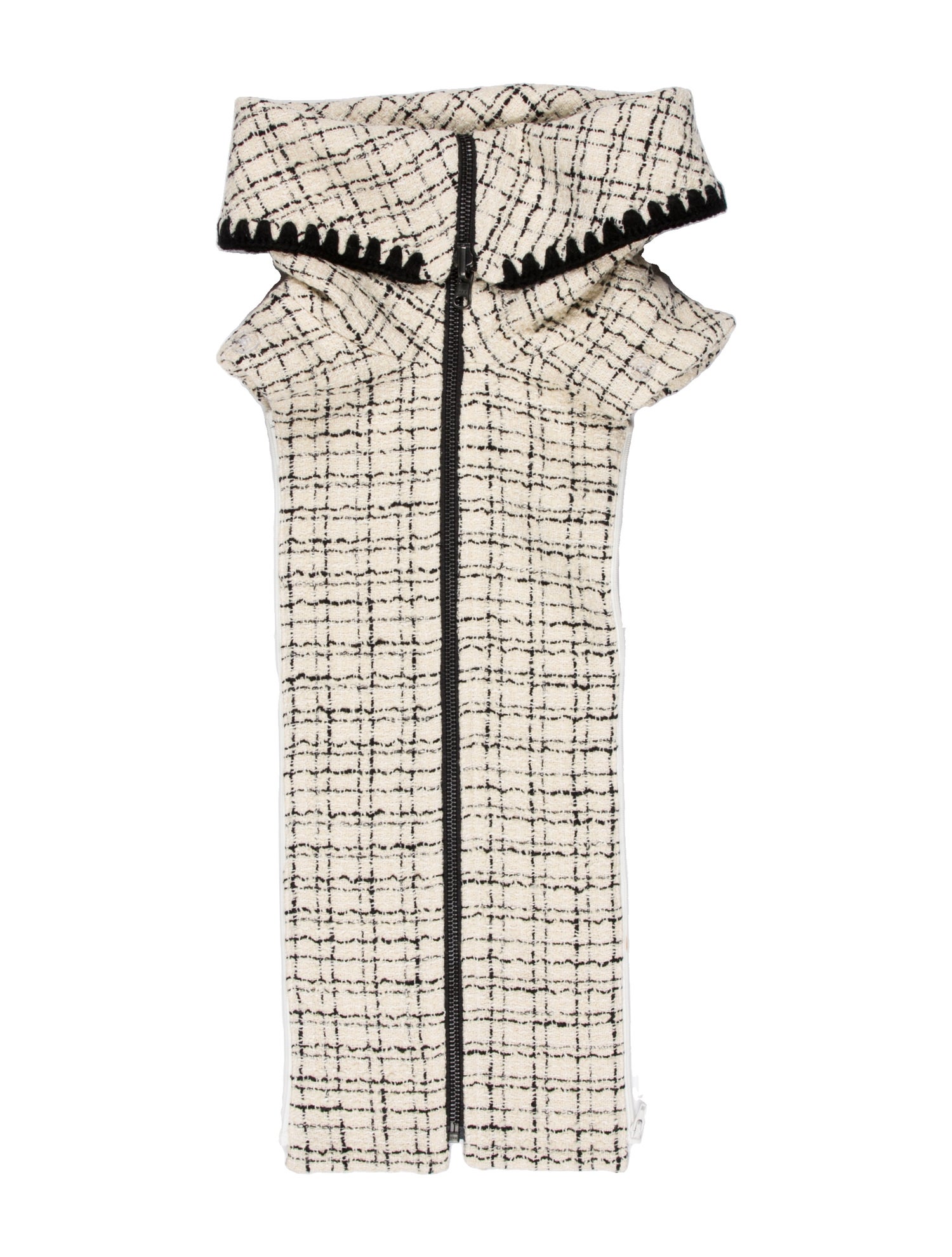 Veronica Beard Tweed Pattern Dickey