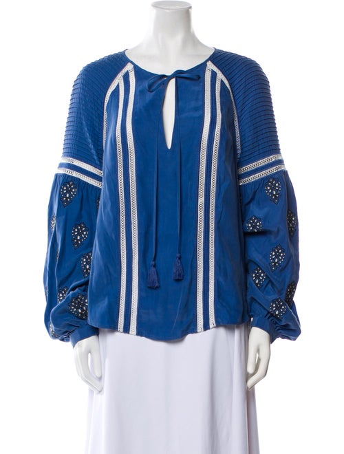 Veronica Beard Silk Printed Blouse