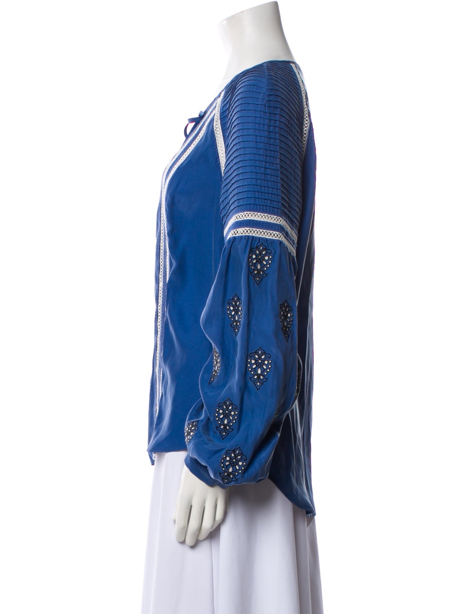 Veronica Beard Silk Printed Blouse