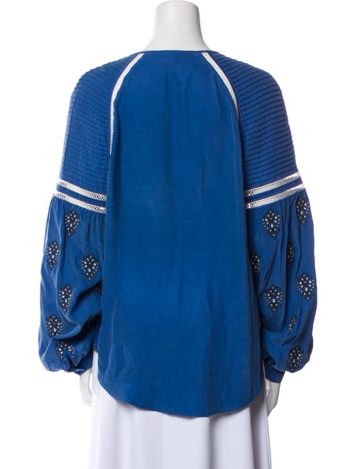 Veronica Beard Silk Printed Blouse