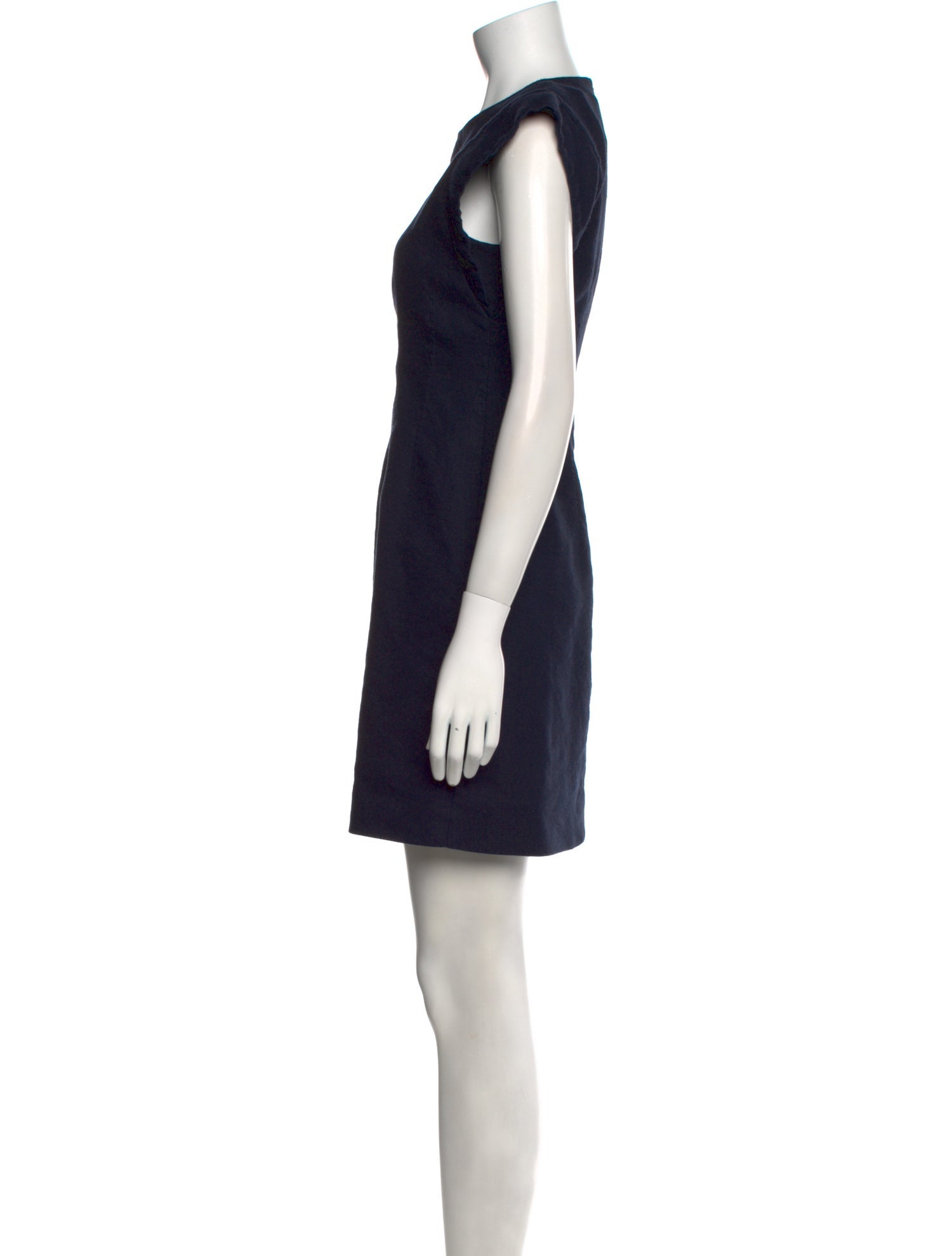 Veronica Beard Crew Neck Mini Dress