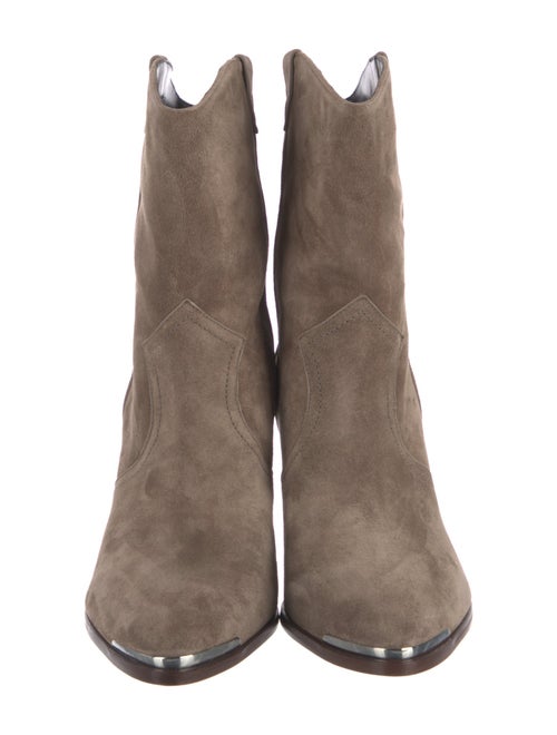 Veronica Beard Suede Western Boots
