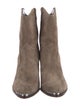 Veronica Beard Suede Western Boots