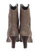 Veronica Beard Suede Western Boots