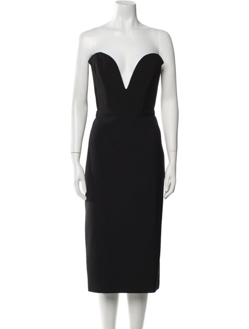 Veronica Beard Strapless Midi Length Dress