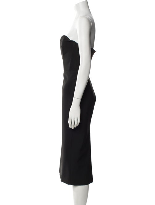 Veronica Beard Strapless Midi Length Dress