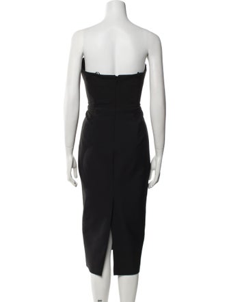 Veronica Beard Strapless Midi Length Dress