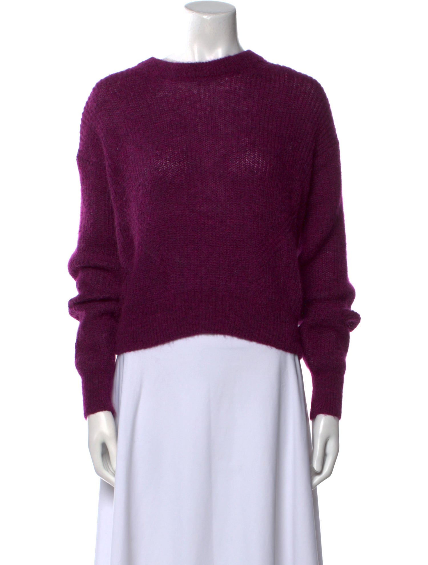 Veronica Beard Mohair Crew Neck Sweater