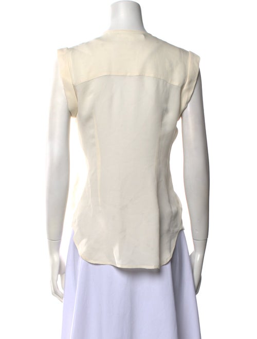 Veronica Beard Silk Striped Button-Up Top