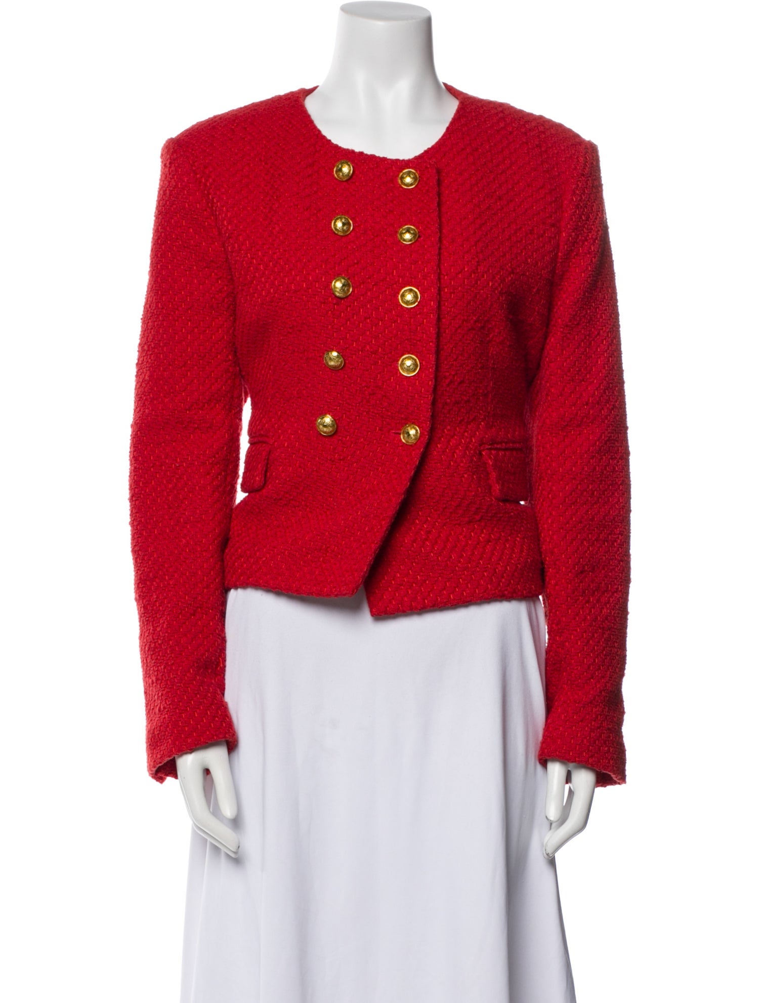 Veronica Beard Tweed Pattern Evening Jacket