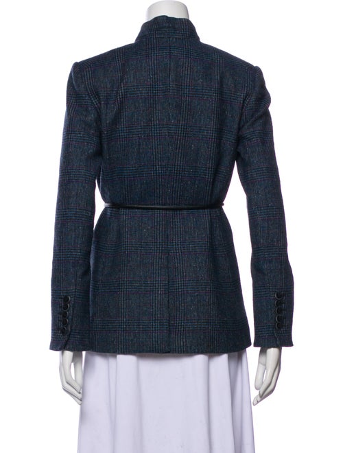 Veronica Beard Wool Houndstooth Print Blazer