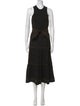 Veronica Beard Crew Neck Long Dress