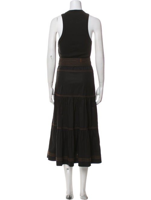 Veronica Beard Crew Neck Long Dress