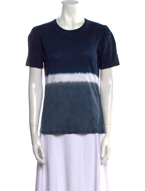 Veronica Beard Tie-Dye Print Crew Neck T-Shirt