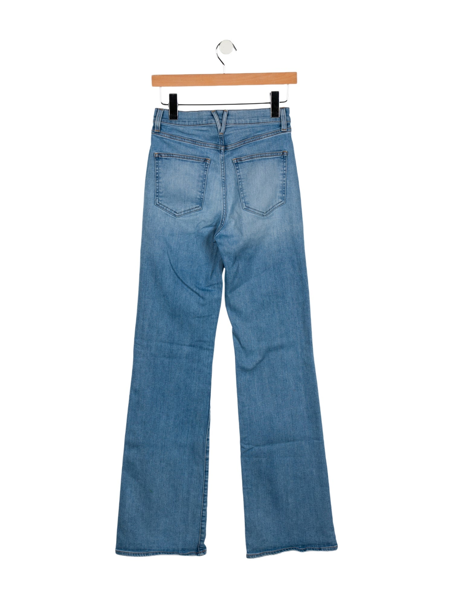 Veronica Beard Mid-Rise Wide Leg Jeans
