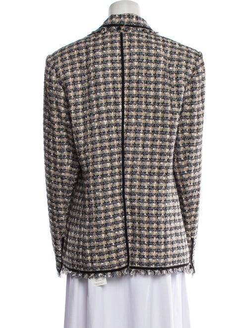 Veronica Beard Plaid Print Blazer